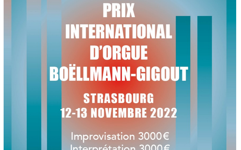 PRIX INTERNATIONAL D'ORGUE BOËLLMANN-GIGOUT