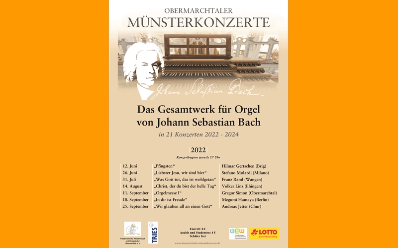 Bach-Orgelzyklus startet in Obermarchtal